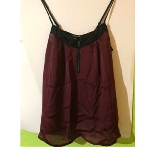 Forever 21 wine red top